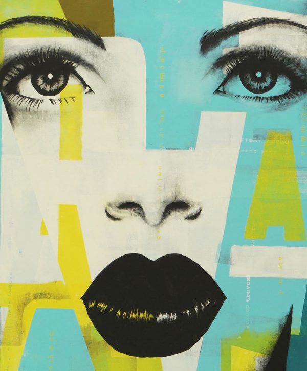Vintage Blue Wonder - Incl. Lijst - Ronald Hunter - Afbeelding 3