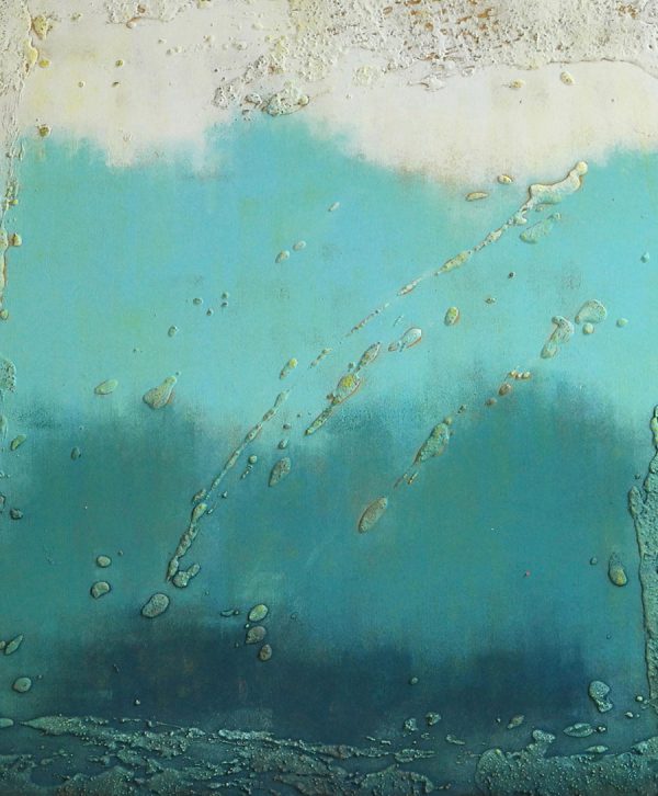 Blauw Schilderij "Oceanic Square" - Afbeelding 5