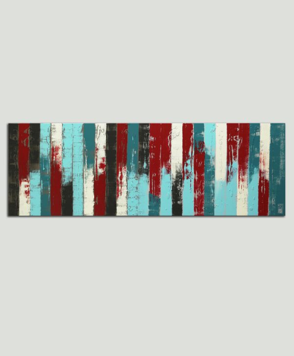 Blue Paneled Landscape - Afbeelding 2
