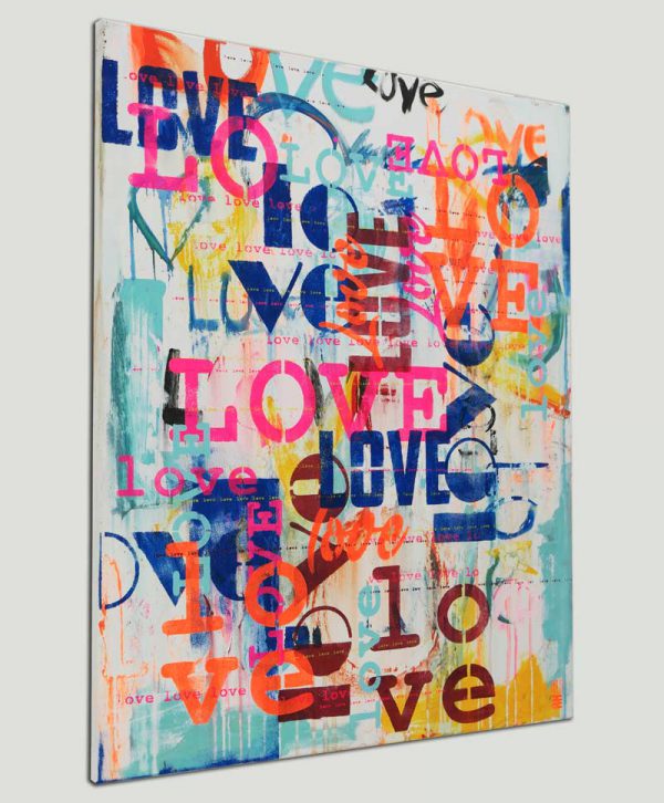 LOVE in Technicolor Vertical - Ronald Hunter - Afbeelding 3