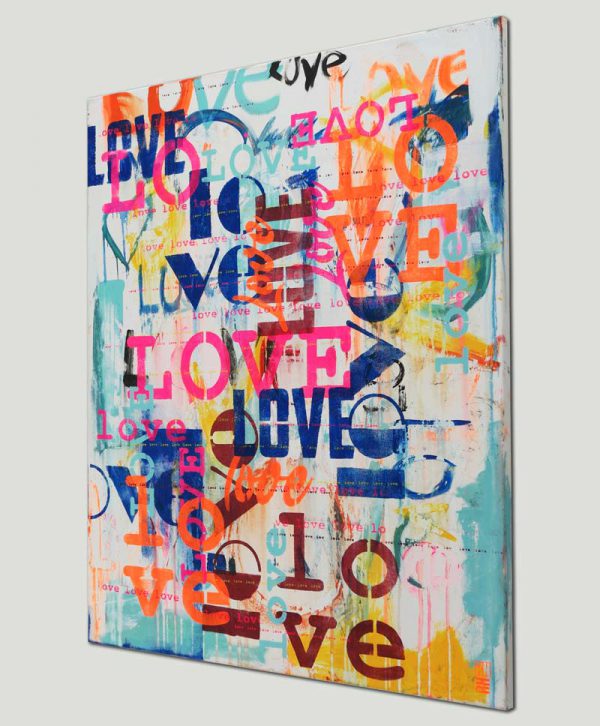 LOVE in Technicolor Vertical - Ronald Hunter - Afbeelding 4
