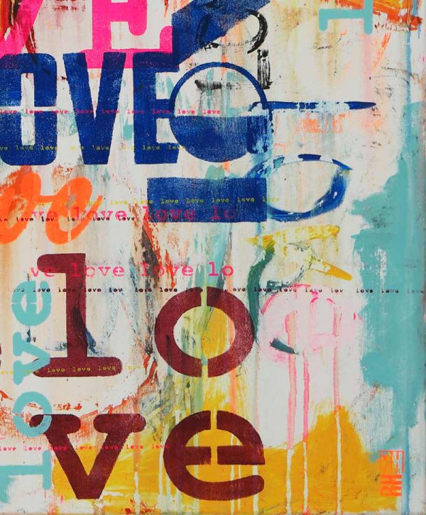 LOVE in Technicolor Vertical - Ronald Hunter - Afbeelding 6