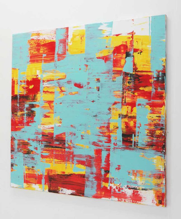 Static Red & Turquoise XL - Afbeelding 4
