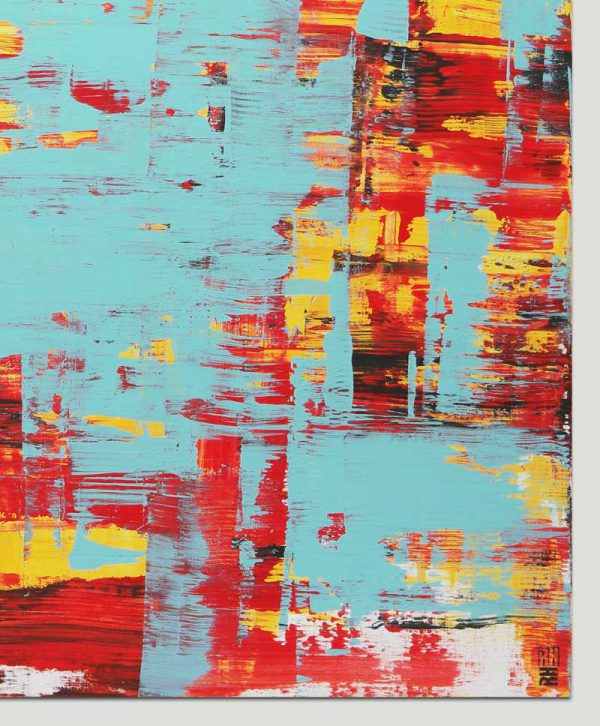 Static Red & Turquoise XL - Afbeelding 6