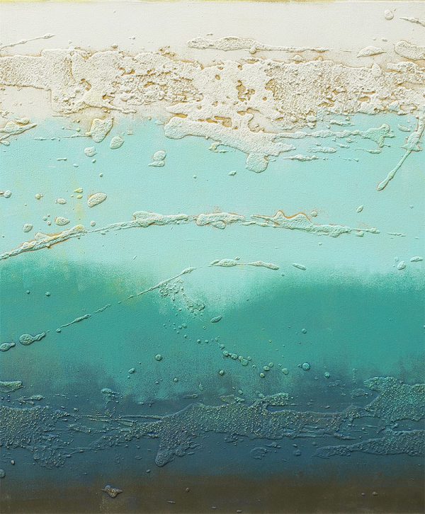 Oceanic Blues - Abstract oceaan schilderij