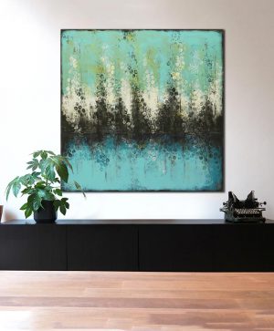 groot abstract kunstwerk