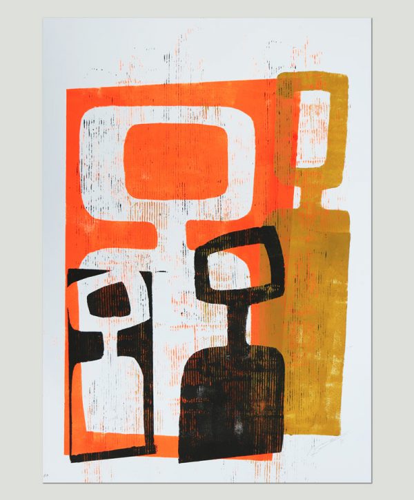 Family Portrait Orange - Large - Afbeelding 3