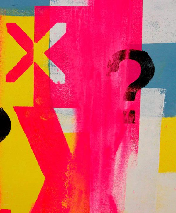 Typopop in neon - Modern schilderij - Afbeelding 8