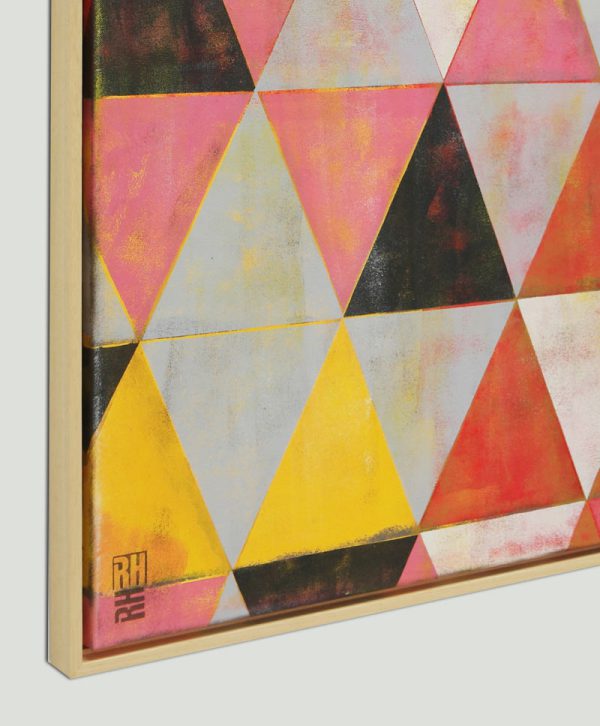 Traffic Pink Triangle - Incl. Lijst - Afbeelding 6