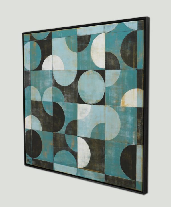 Traffic Square Turquoise - Incl. Lijst - Afbeelding 4