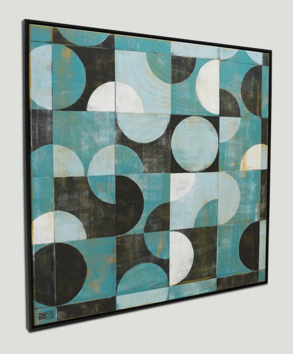 Traffic Square Turquoise - Incl. Lijst - Afbeelding 3