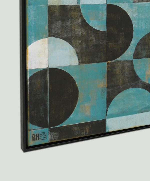 Traffic Square Turquoise - Incl. Lijst - Afbeelding 6