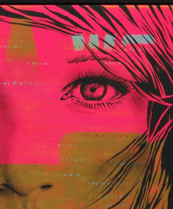 French Girl in Pink - Modern schilderij - Afbeelding 5