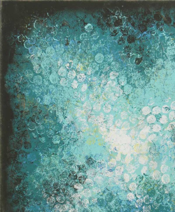 Vierkant "Boiling Bubbles Blue" - Afbeelding 5