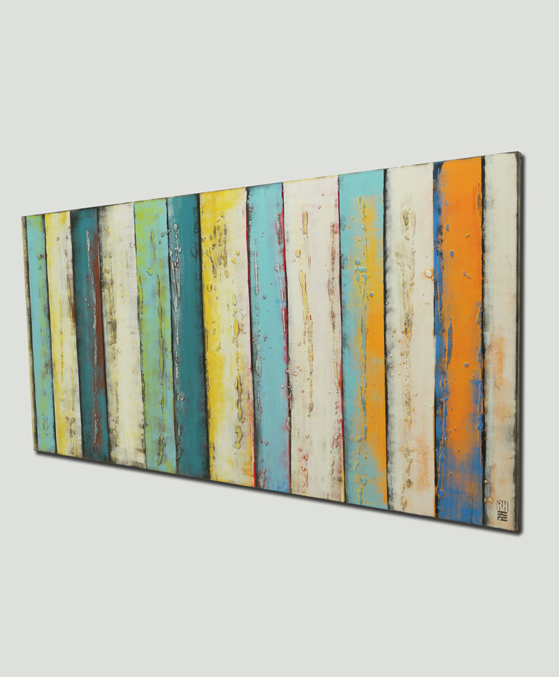 Groot Canvas Kopen | Yellow Panels Original XL | Art Gallery