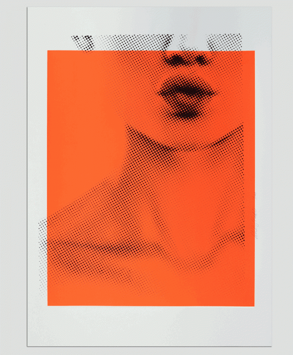 Kissing Lip in Neon orange - Afbeelding 3