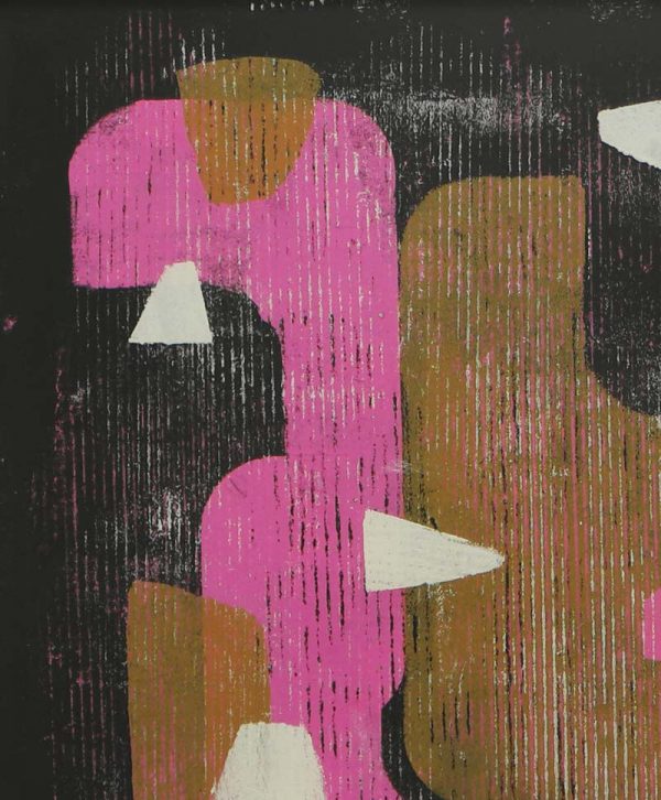 Purple & Brown Duet - Incl Lijst - Ronald Hunter - Afbeelding 4