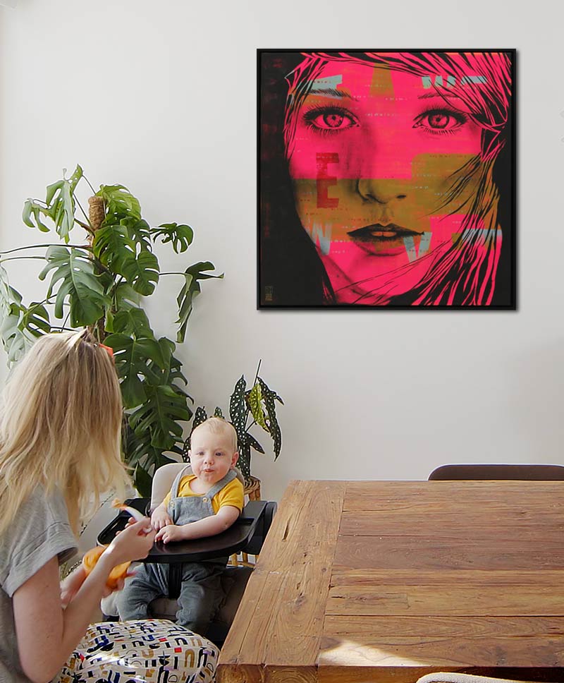 pop art canvas print