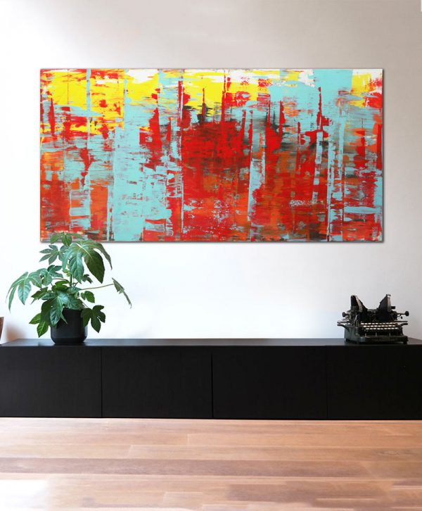 Static in Red XL  - Ronald Hunter - Afbeelding 2