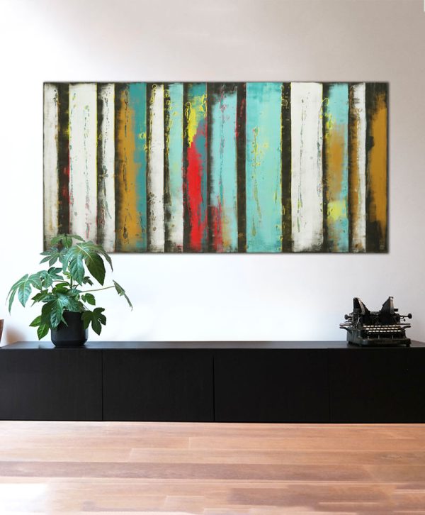 Turquoise Panels XL - Afbeelding 2