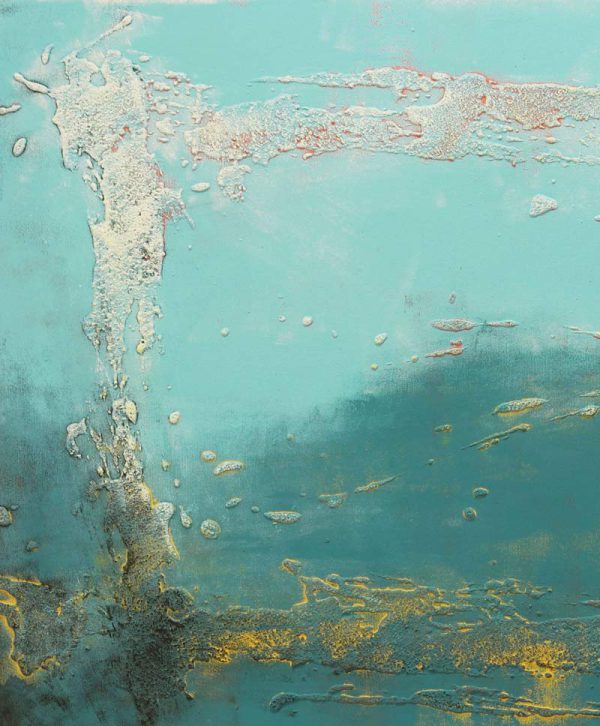 Schilderij "Blue Lagoon Landscape" - Afbeelding 5
