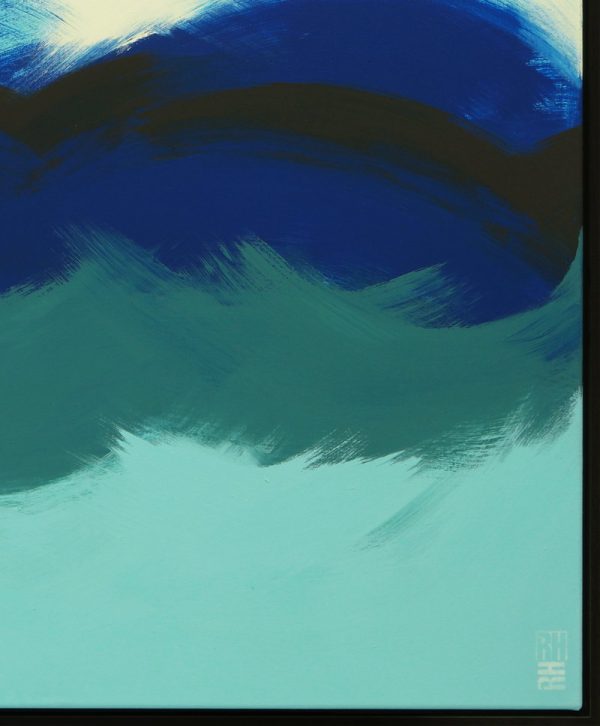 The Wave in Blue - Incl Lijst - Afbeelding 5