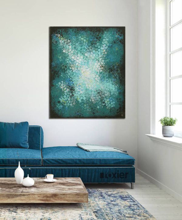 Blue Black Bubbles - Afbeelding 2