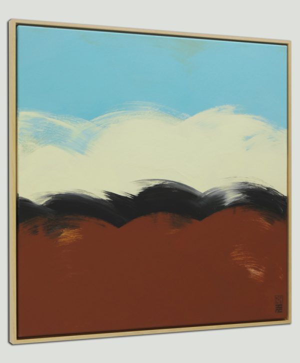 The Wave in Brown - Incl Lijst - Afbeelding 3