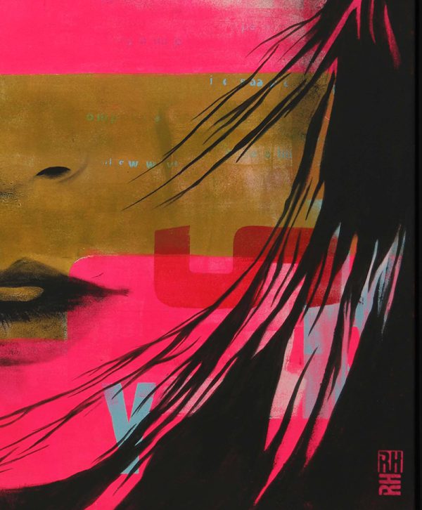 French Girl in Pink - Incl Lijst - Ronald Hunter - Afbeelding 5