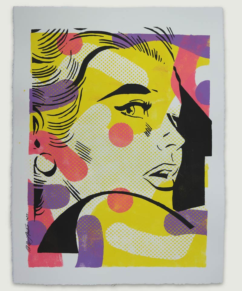 pop art vrouw