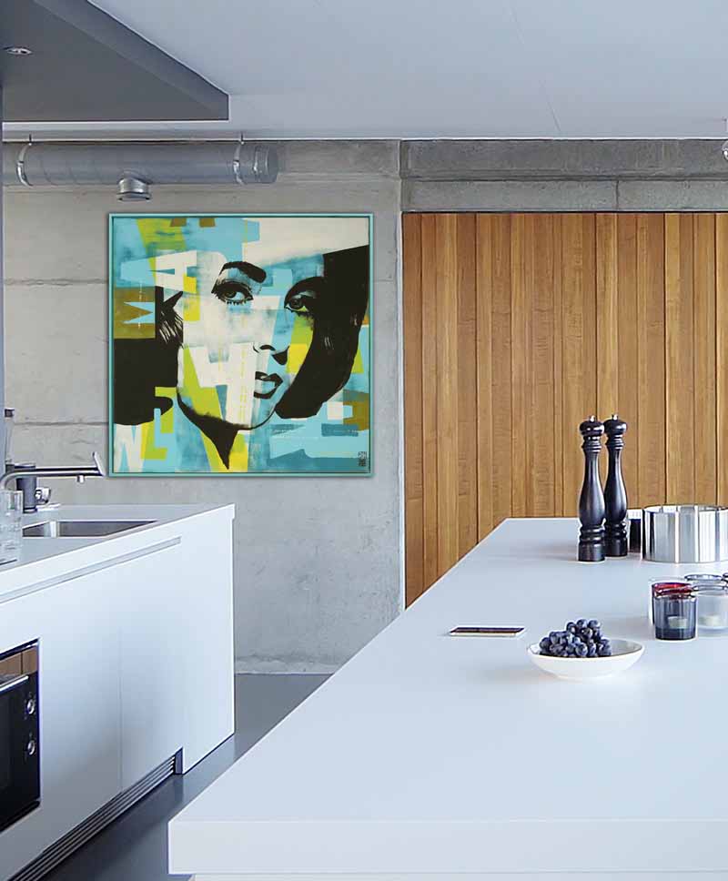 Miss Liz - Moderne schilderijen - Afbeelding 2