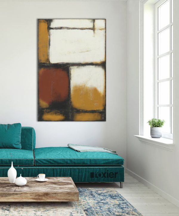 Lots Brown Square - Ronald Hunter - Afbeelding 2