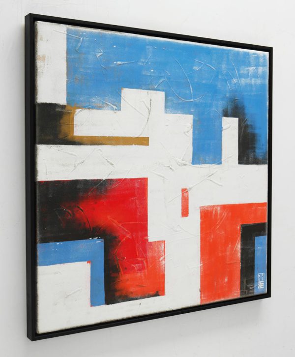 Orange remix - Modern schilderij