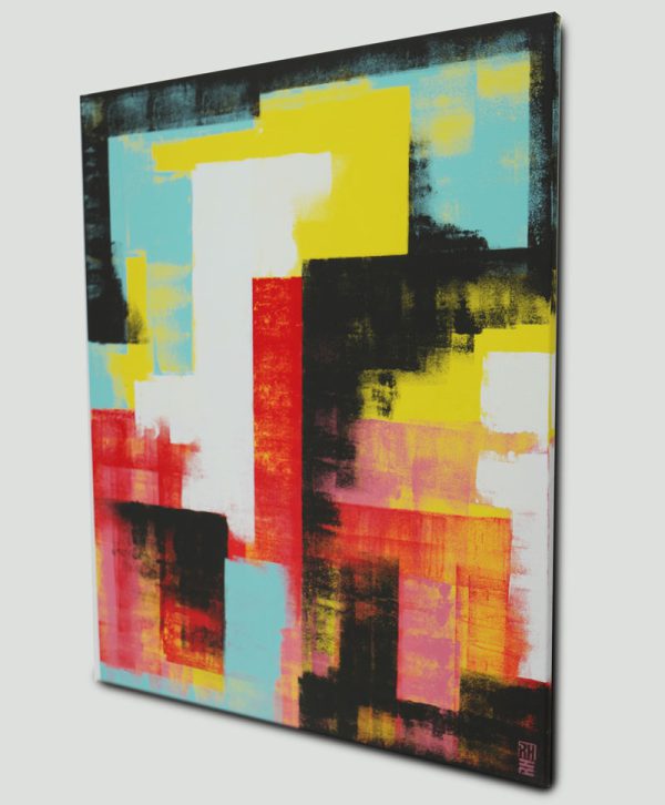 Untit. Yell-Red- canvas print - Afbeelding 5