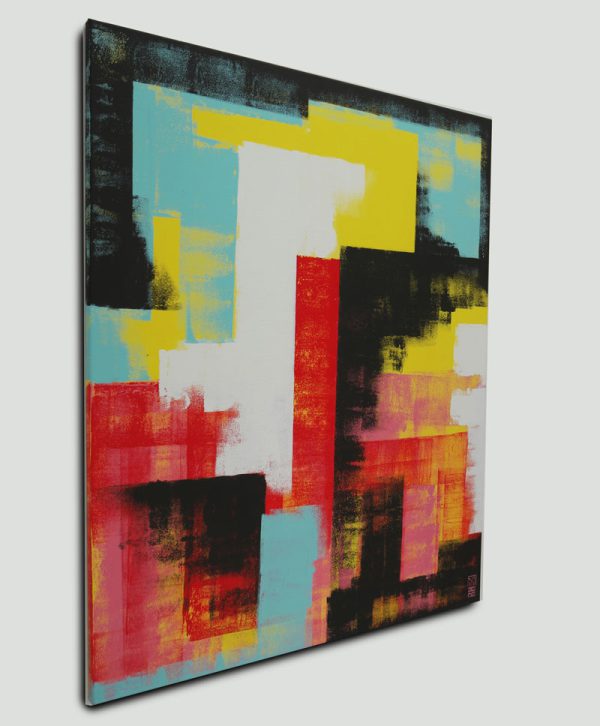 Untit. Yell-Red- canvas print - Afbeelding 4
