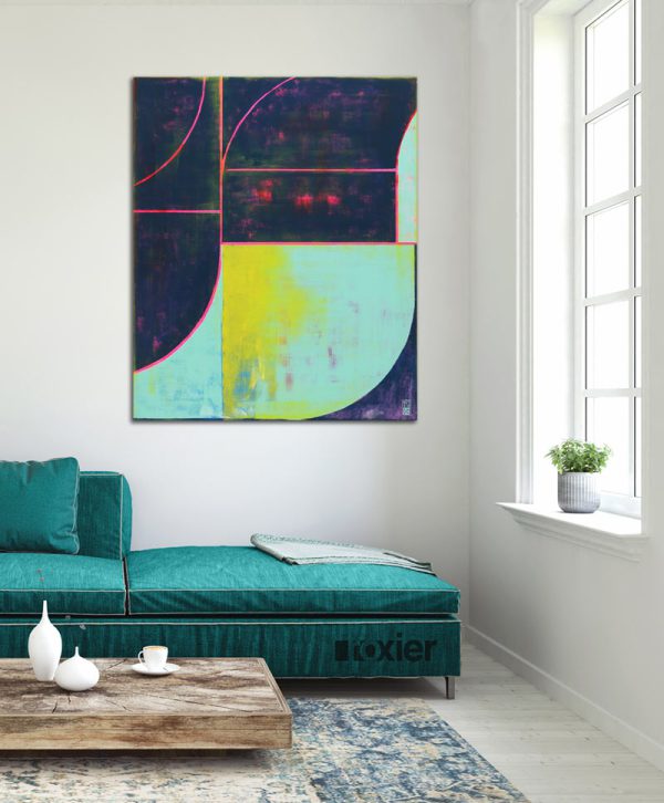 Circle in Circle Dark Blue - Afbeelding 2