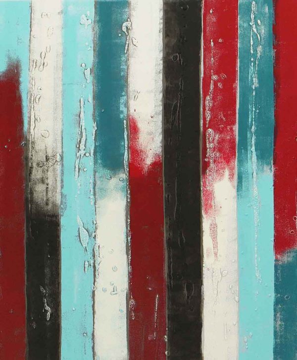 Blue paneled landscape groot - Afbeelding 5