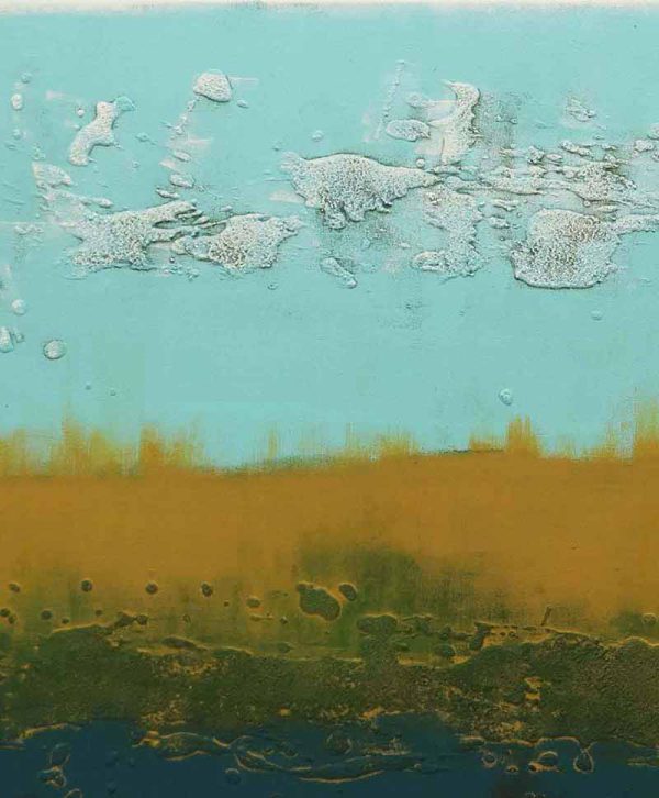 Landschap schilderij camel Turquoise