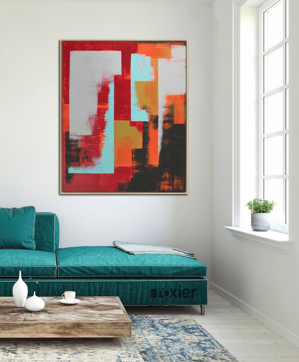 Untitled in Orange & Red - Afbeelding 2