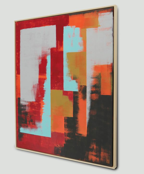 Untitled in Orange & Red - Afbeelding 4