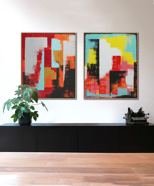 Untitled in Orange & Red - Afbeelding 6