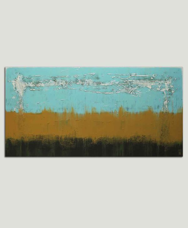 groot modern landschap schilderij abstract xl