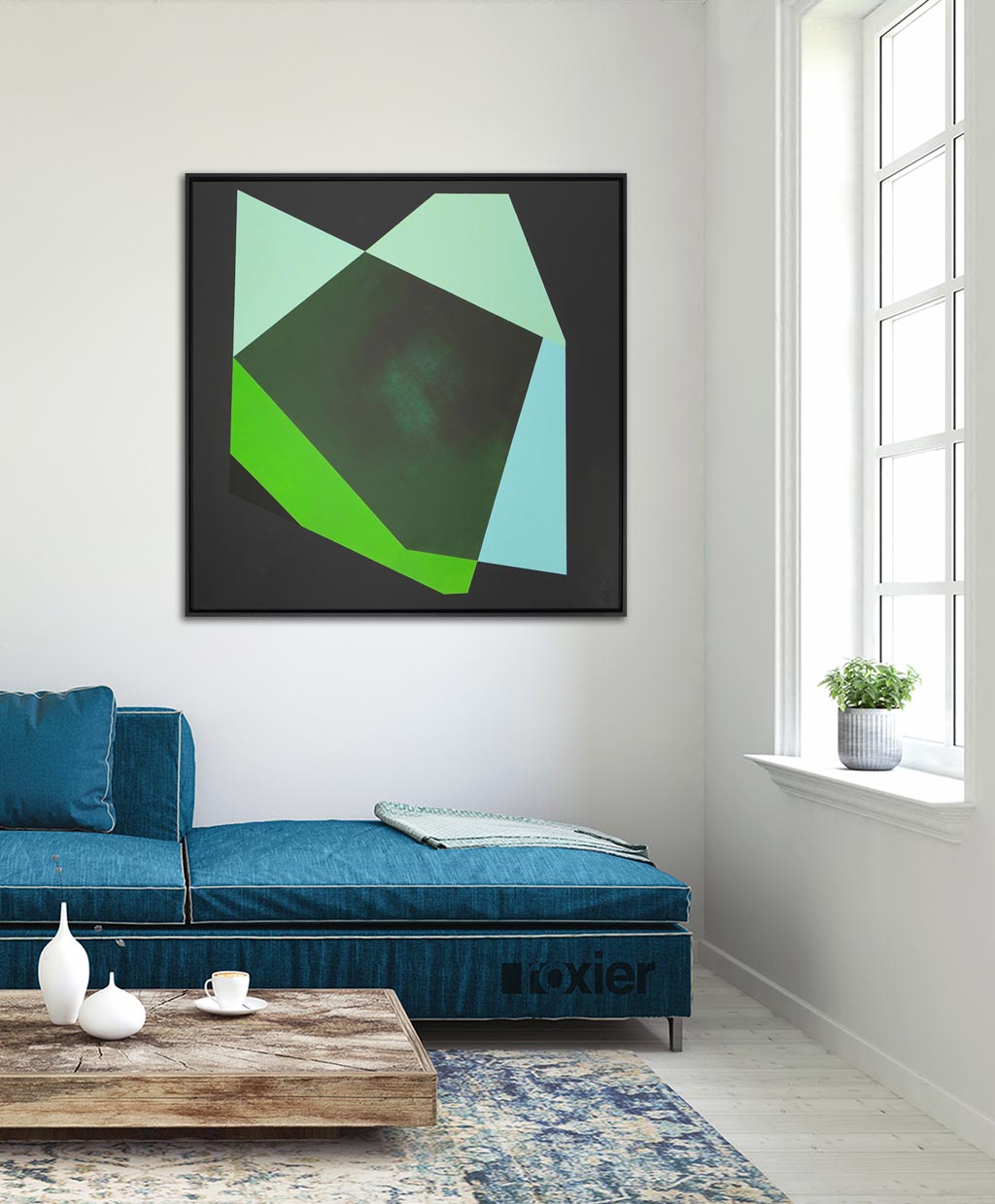 minimalistisch modern schilderij