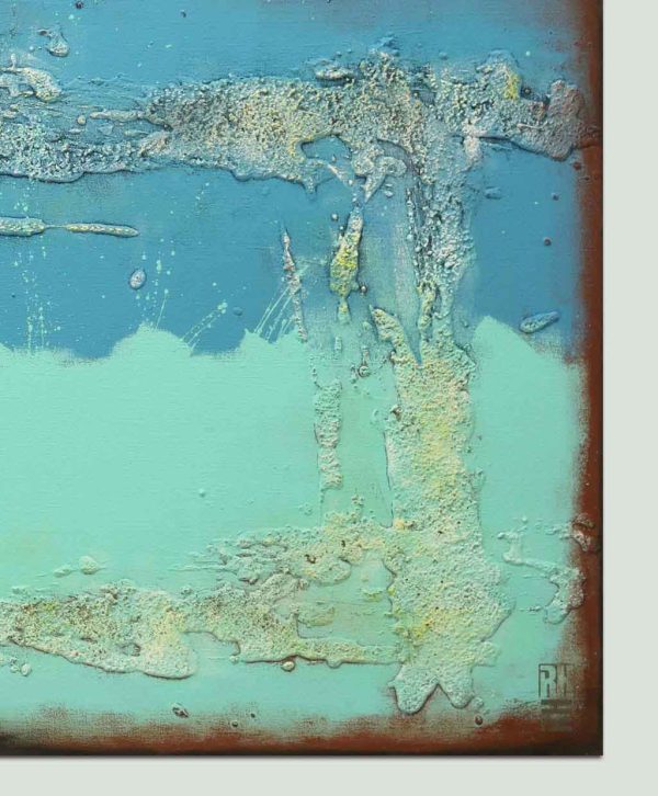 Once Twice Turquoise Landscape - Afbeelding 6