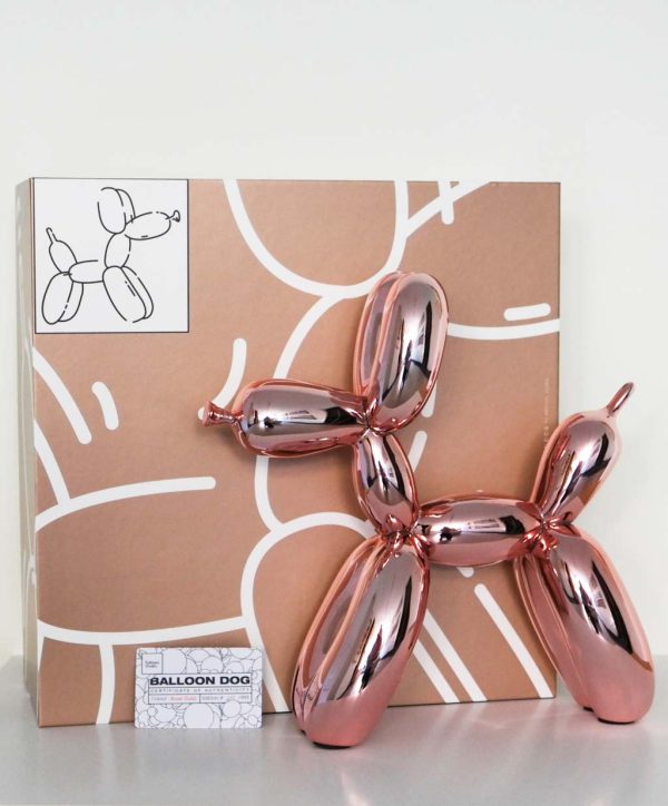 Balloon Dog Rose Gold L - Afbeelding 2