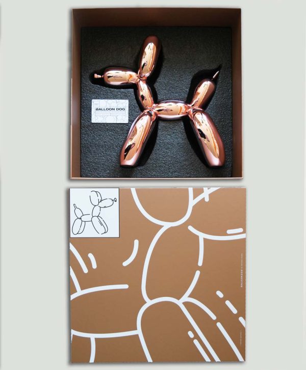 Balloon Dog Rose Gold L - Afbeelding 6