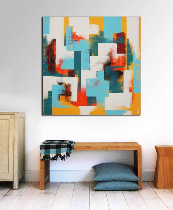 Untitled Yellow- canvas print - Afbeelding 2