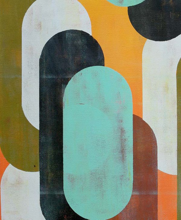 Abstract schilderij Traffic sunny