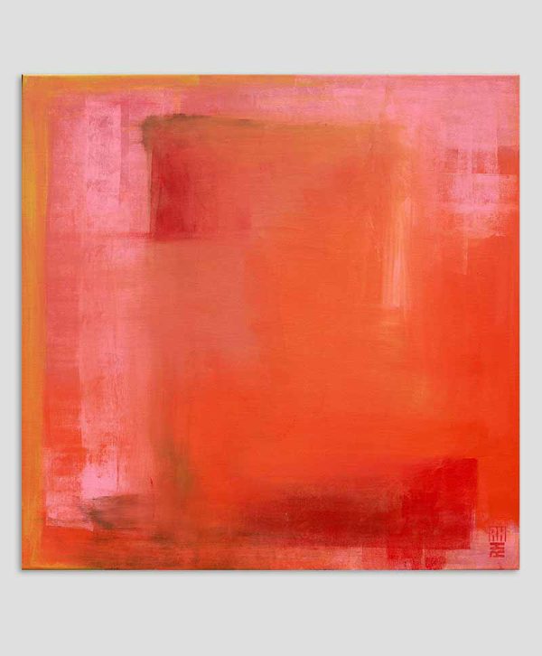 Untitled in Pink- Modern schilderij - Afbeelding 6