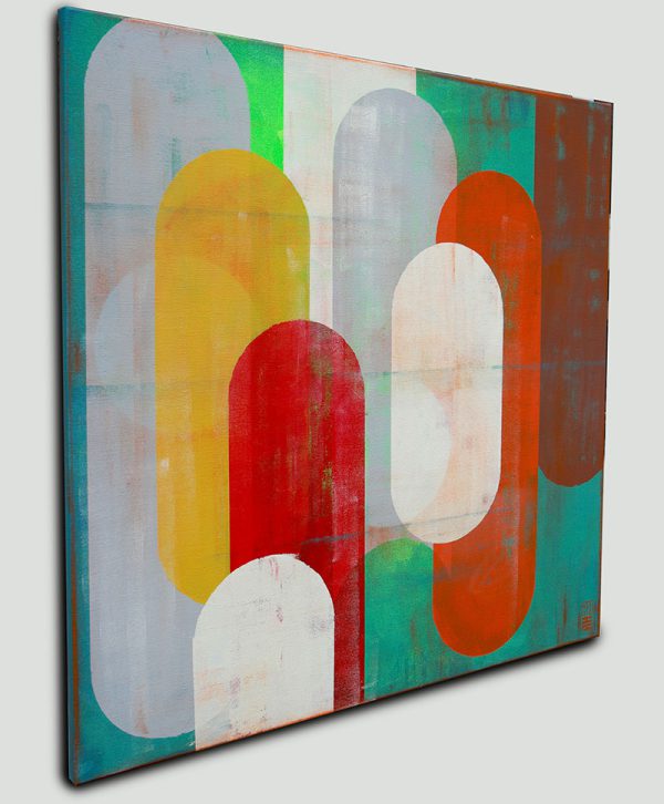 Traffic FC Brown- Modern schilderij - Afbeelding 3